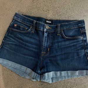 HUDSON cuffed jean shorts